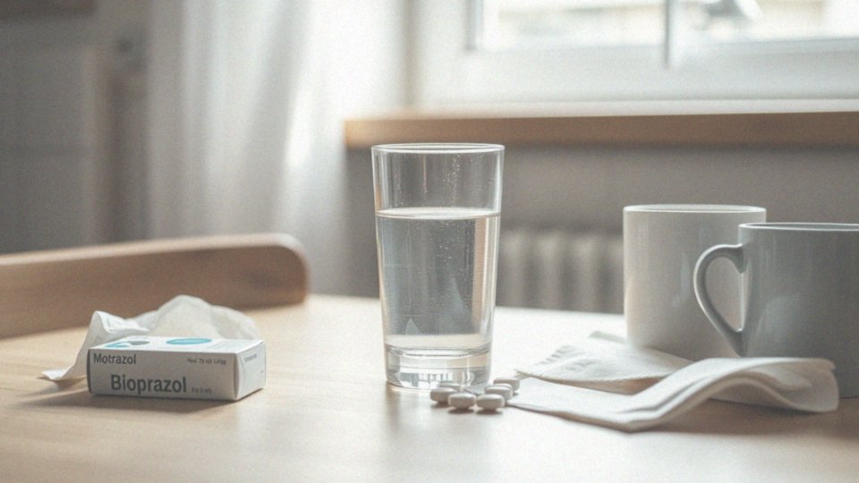 Jakie są objawy choroby refluksowej i ich związek z przyjmowaniem Bioprazolu?