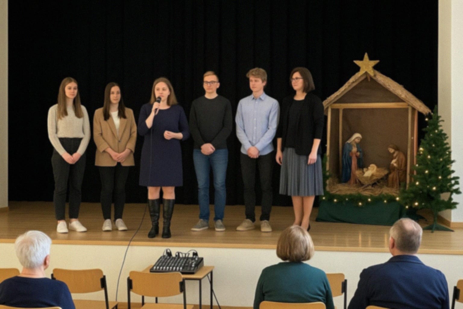 Spotkanie z Mikołajem na swarzędzkim rynku